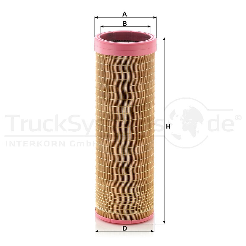 MANN-FILTER Sekundärluftfilter CF 18 202 - CF18202 für 20732734