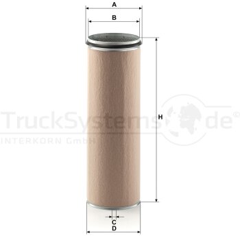 MANN-FILTER Sekundärluftfilter CF 2100 - CF2100...
