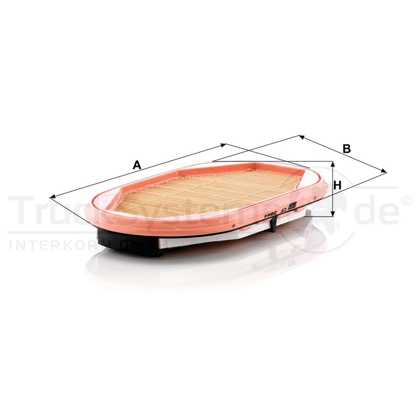 MANN-FILTER Sekundärluftfilter CF 2944 - CF2944 für 12265206