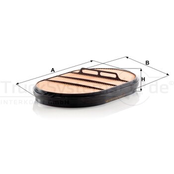 MANN-FILTER Sekundärluftfilterelement - CF37001