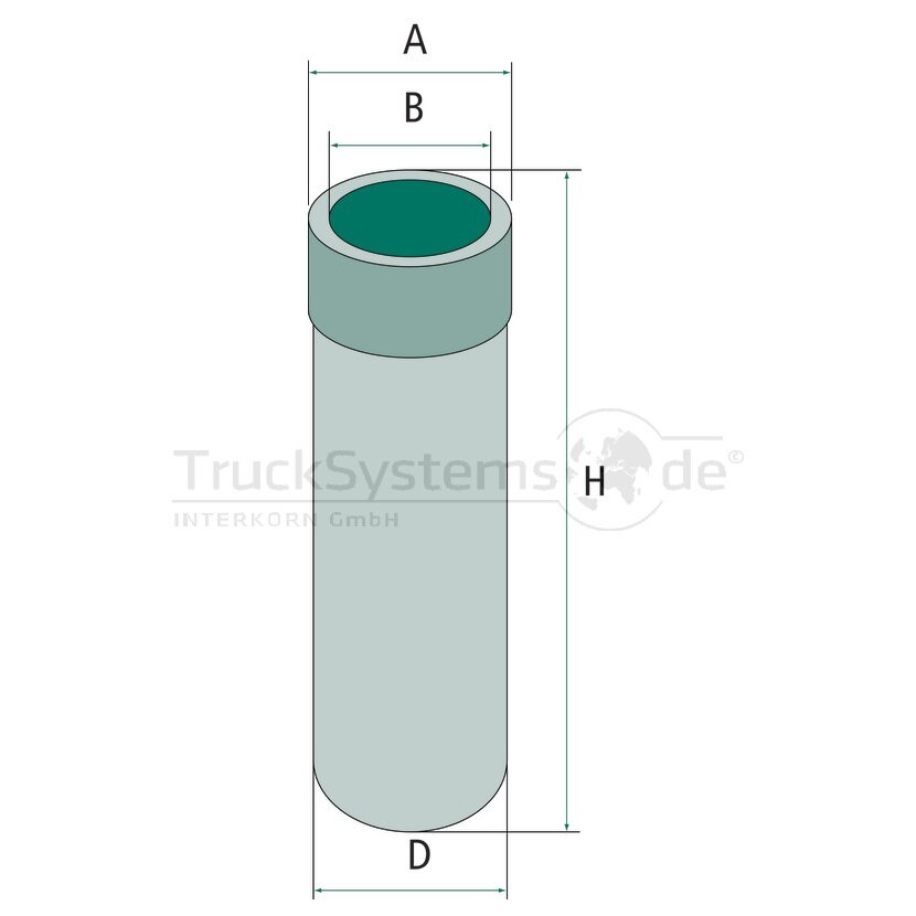 MANN-FILTER Sekundärluftfilter CF 50 - CF50 für 3-69224
