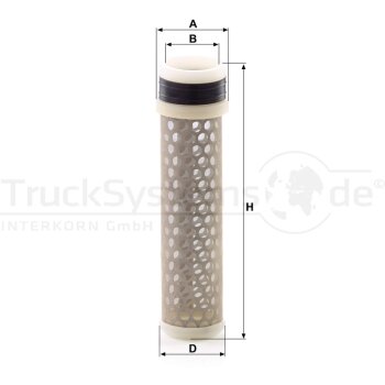 MANN-FILTER Sekundärluftfilter CF 5001 - CF5001...