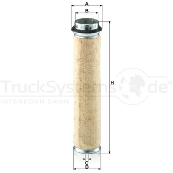 MANN-FILTER Sekundärluftfilter CF 600 - CF600...