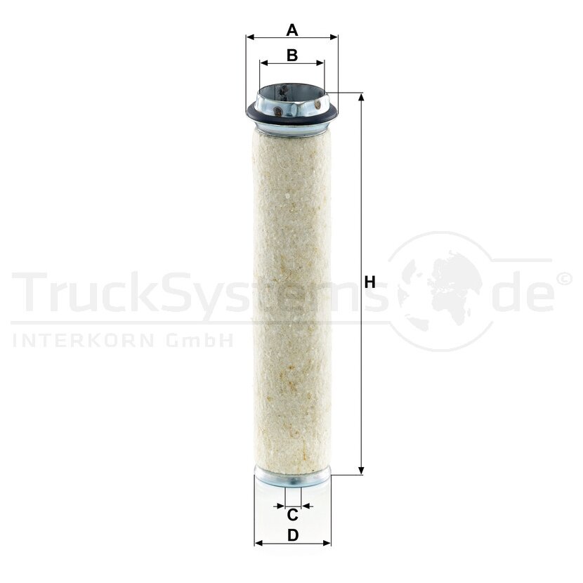 MANN-FILTER Sekundärluftfilter CF 700 - CF700 für 002 094 33 04
