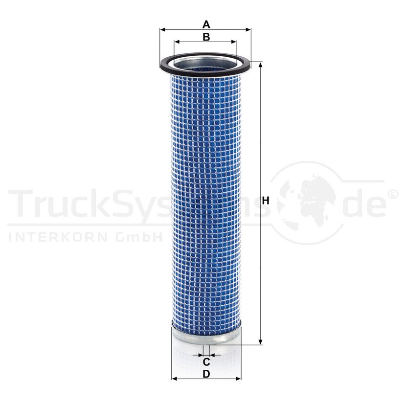 MANN-FILTER Sekundärluftfilter CF 75/1 x - CF75/1x für 1909138