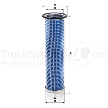MANN-FILTER Sekundärluftfilter CF 75/1 x - CF75/1x...
