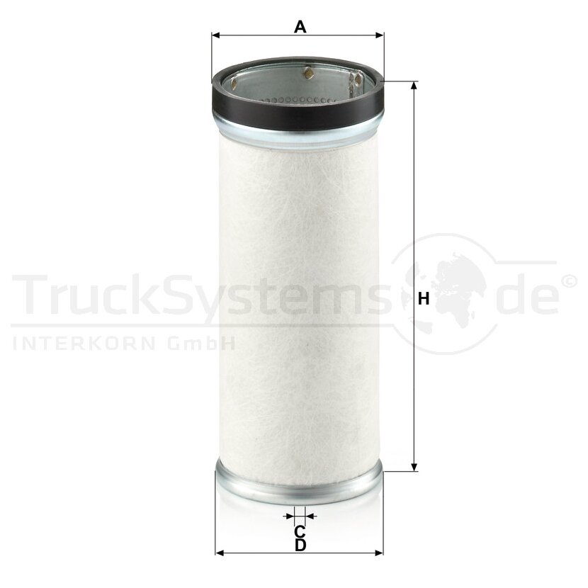 MANN-FILTER Sekundärluftfilter CF 821 - CF821 für 224 3521
