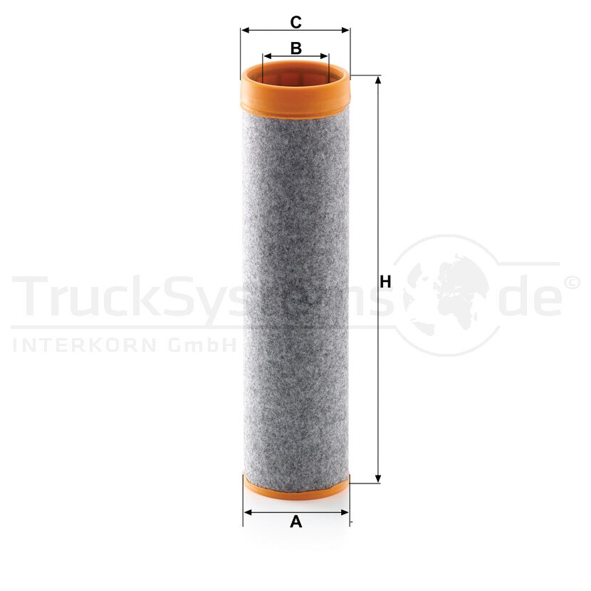 MANN-FILTER Sekundärluftfilter CF 902 - CF902 für 354309A1