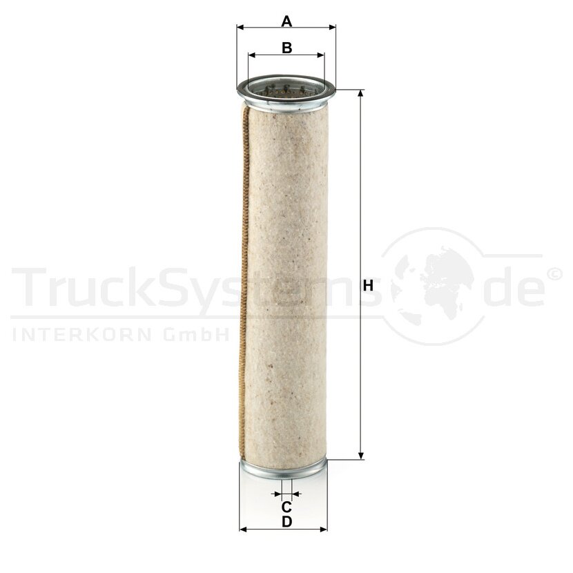 MANN-FILTER Sekundärluftfilter CF 923 - CF923 für 79049790
