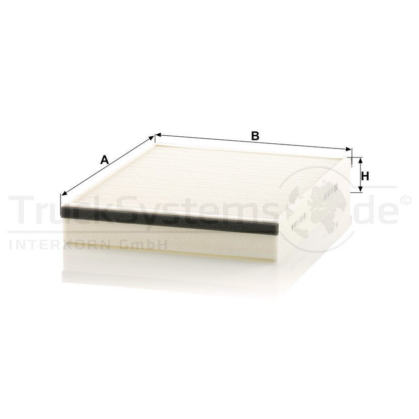 MANN-FILTER Filter, Innenraumluft CU 25 007 - CU25007 für 5128 504