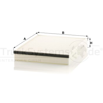 MANN-FILTER Filter, Innenraumluft CU 25 007 - CU25007...