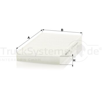 MANN-FILTER Filter, Innenraumluft CU 2956 - CU2956...