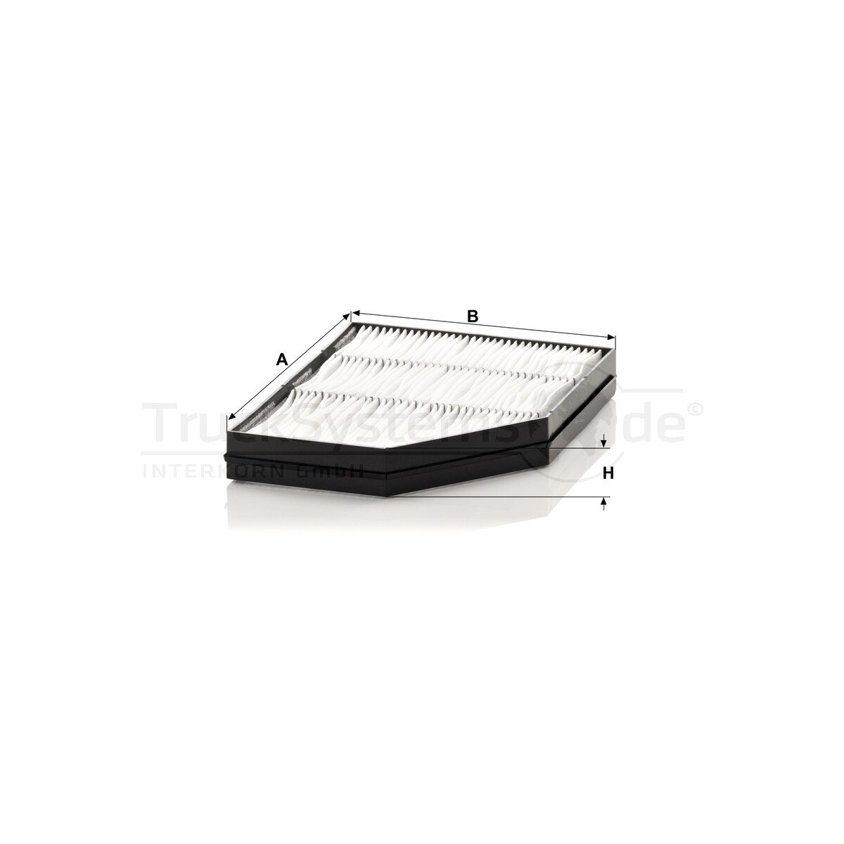 UFI Innenraumluftfilter 53.024.00 – Kompatibel Mit FIAT & Anderen Marken, Maße 310x140x17 Mm