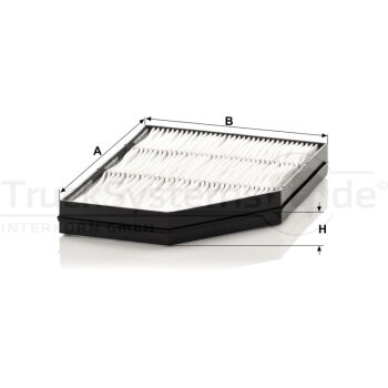 MANN-FILTER Filter, Innenraumluft CU 32 001 - CU32001...