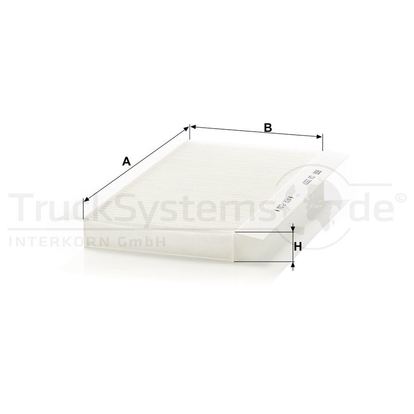 MANN-FILTER Filter, Innenraumluft CU 3337 - CU3337 für 1808619