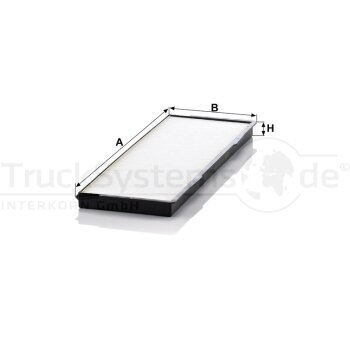 MANN-FILTER Filter, Innenraumluft CU 37 001 - CU37001...