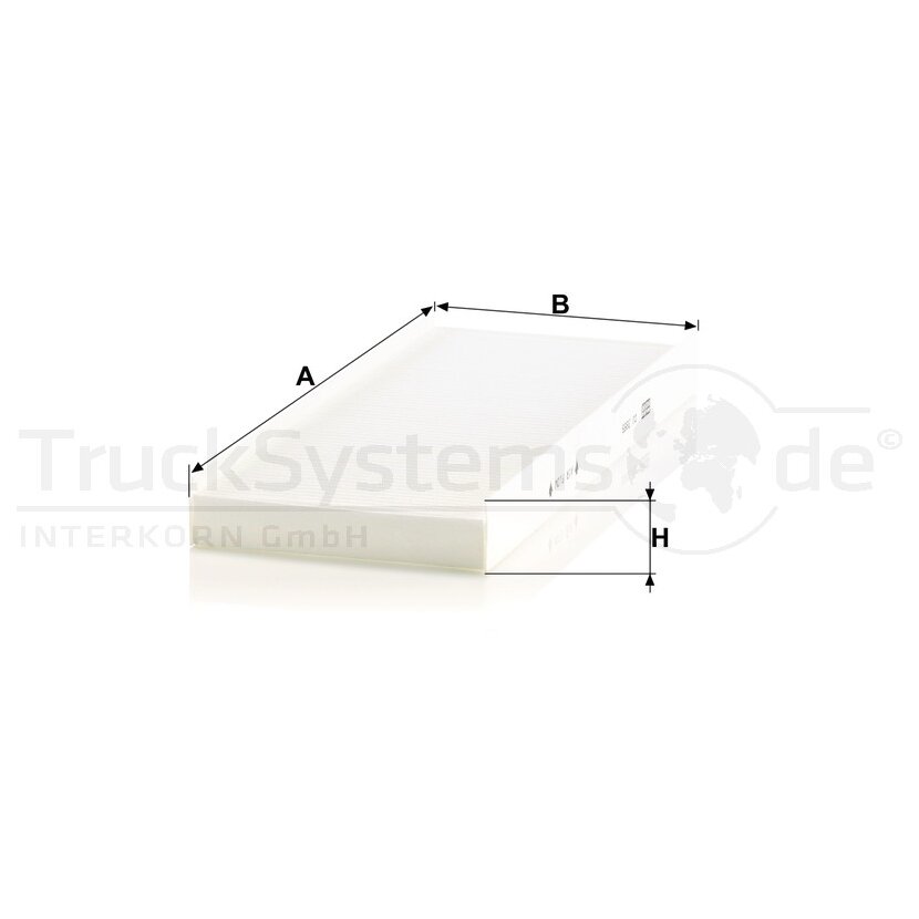 MANN-FILTER Filter, Innenraumluft CU 3955 - CU3955 für 893 091 400 A