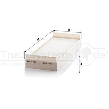 MANN-FILTER Filter, Innenraumluft CU 4795 - CU4795...