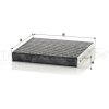 MANN-FILTER Filter, Innenraumluft CUK 1919 - CUK1919 für 17800-87820-000