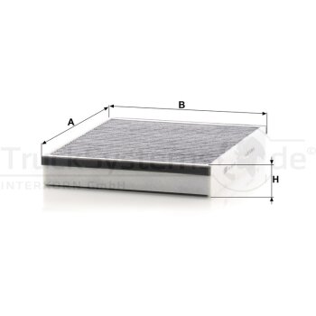 MANN-FILTER Filter, Innenraumluft CUK 25 007 - CUK25007...