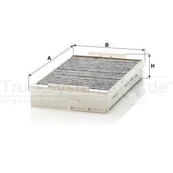 MANN-FILTER Filter, Innenraumluft CUK 2534 - CUK2534...