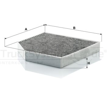 MANN-FILTER Filter, Innenraumluft CUK 2641 - CUK2641...