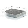 MANN-FILTER Filter, Innenraumluft CUK 2641 - CUK2641 für 4H0 819 439