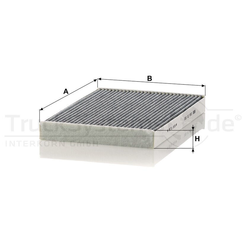 MANN-FILTER Filter, Innenraumluft CUK 31 001 - CUK31001 für 23515118