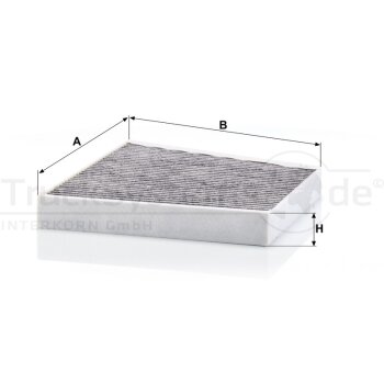 MANN-FILTER Filter, Innenraumluft CUK 3172 - CUK3172...