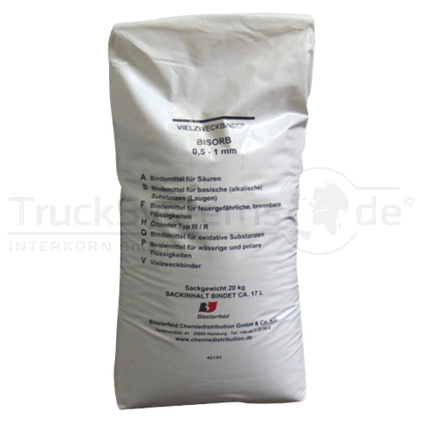 Ölbindemittel BISORB 20 kg  - 5262440000 (bis 1mm) -  - 5262440000(bis1mm)