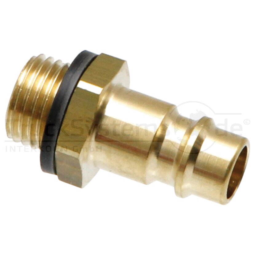 EWO Kupplungsstecker DN7 2 mit 1/4" AG  - 308-053 - 4030875000436 - 308053