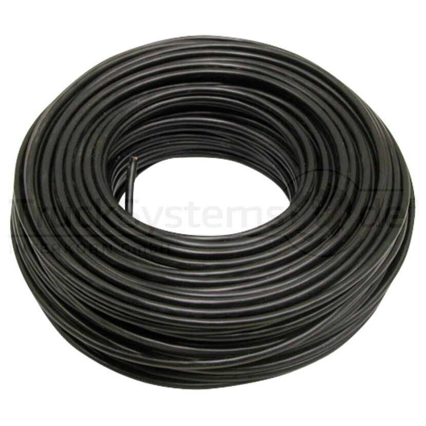 HELLA Kunststoffkabel FLK 6 0 schwarz L: 50 m - 8KL 712 964-001 - 8KL712964001