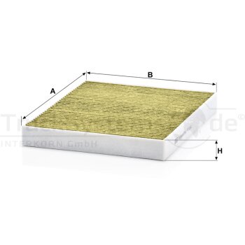 MANN-FILTER Biofunktionaler Innenraumfilter - FP2842