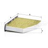 MANN-FILTER Biofunktionaler Innenraumfilter - FP2939