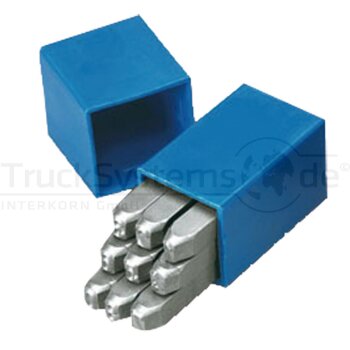 GEDORE Schlagzahlen 9-tlg Schrifthöhe 6 mm  - 8605140