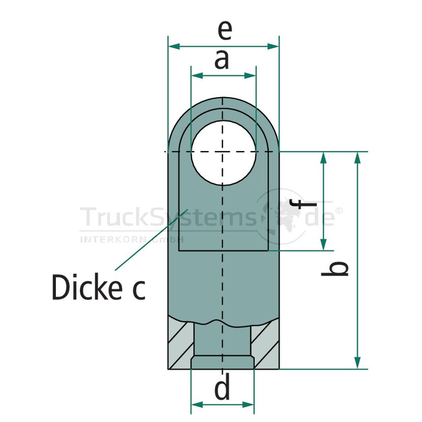 STABILUS Auge für GF 10/22-8 1-10x 29-vz-M8  - 65499586 - 4046577000414