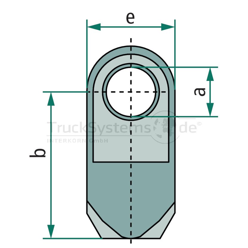 STABILUS Auge GF 10 10 1-12 x 17-M8 vz.  - 8887FU
