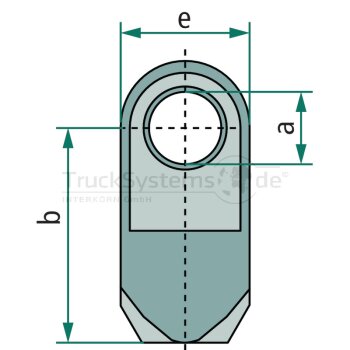 STABILUS Auge GF 10 10 1-12 x 17-M8 vz.  - 8887FU