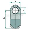 STABILUS Auge GF 10 10 1-12 x 17-M8 vz.  - 8887FU