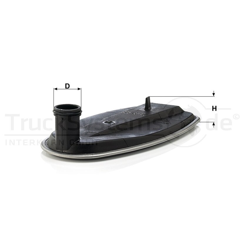 MANN-FILTER Hydraulikfilter, Automatikgetriebe H 182 KIT - H182KIT für 5073878AA