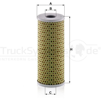 MANN-FILTER Ölfilter H 729 - H729 für 000 184...