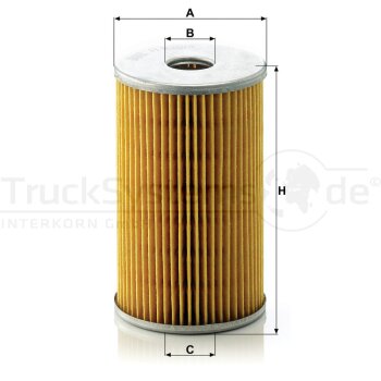 MANN-FILTER Ölfilter H 820/3 x - H820/3x für...