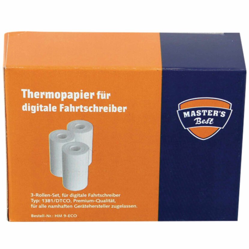 Thermopapier passend für digitale Fahrtschreiber - TPB9000ALK30303ECO - 1381-90030300