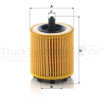 MANN-FILTER Ölfilter HU 6007 x - HU6007x für...