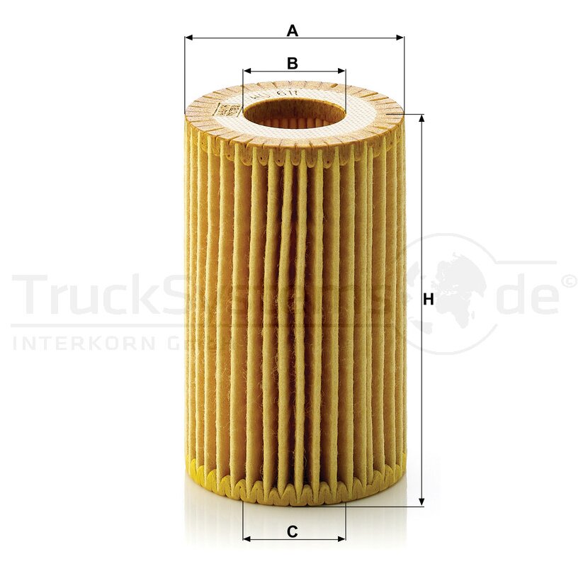 MANN-FILTER Ölfilter HU 611 x - HU611x für 77 00 126 705