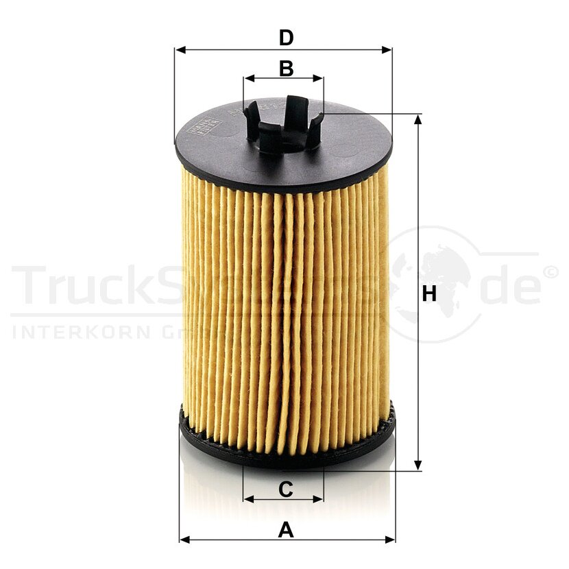 MANN-FILTER Ölfilter HU 612/1 x - HU612/1x für 266 180 00 09