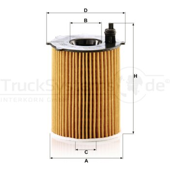 MANN-FILTER Ölfilter HU 7033 z - HU7033z für 16...