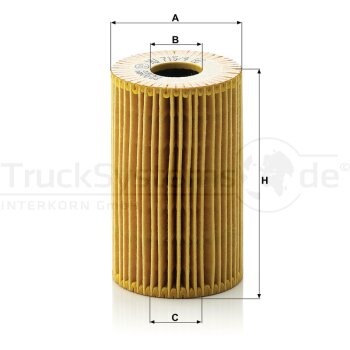 MANN-FILTER Ölfilter HU 715/4 x - HU715/4x für...
