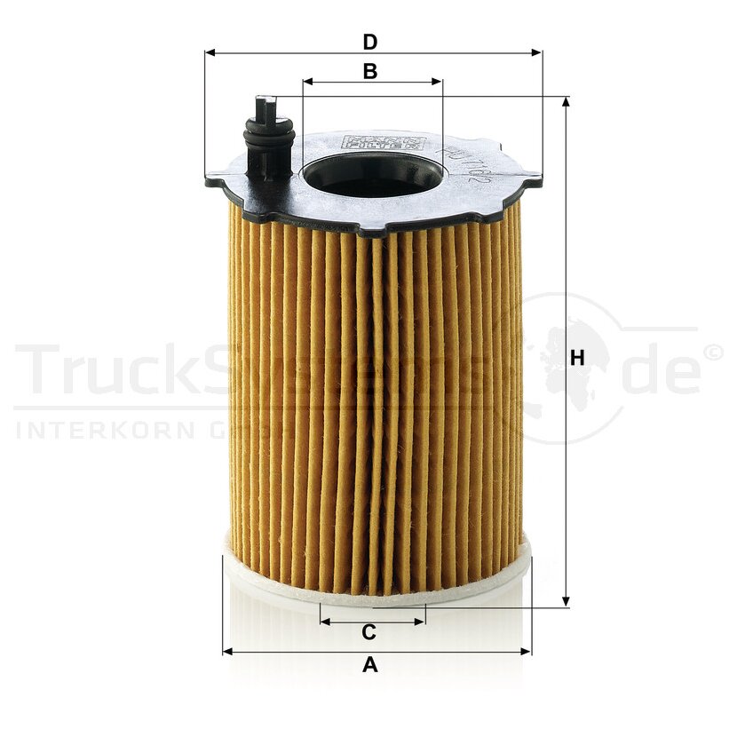MANN-FILTER Ölfilter HU 716/2 x - HU716/2x für 11 42 7 805 978