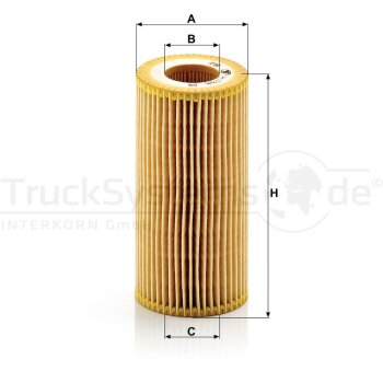 MANN-FILTER Ölfilter HU 719/6 x - HU719/6x für...